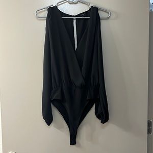Forever 21 - black long sleeve bodysuit
